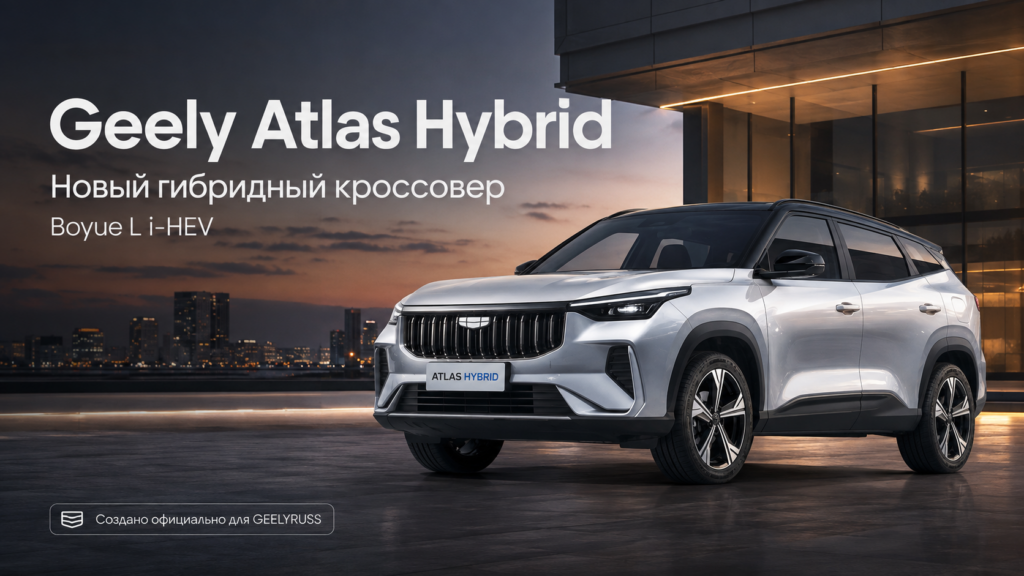 Geely Atlas Hybrid Boyue L i-HEV